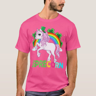 Lepricorn Funny Leprechaun Unicorn Kids Girls Wome T-Shirt