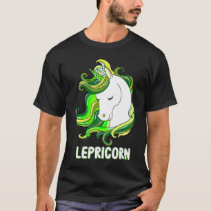 Lepricorn Leprechaun Unicorn  St Patricks Day Kids T-Shirt