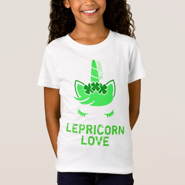 lepricorn love T-Shirt (Front)