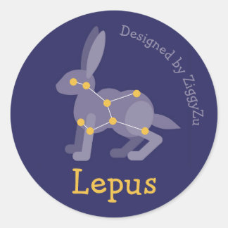 Lepus the Hare Constellation Sticker