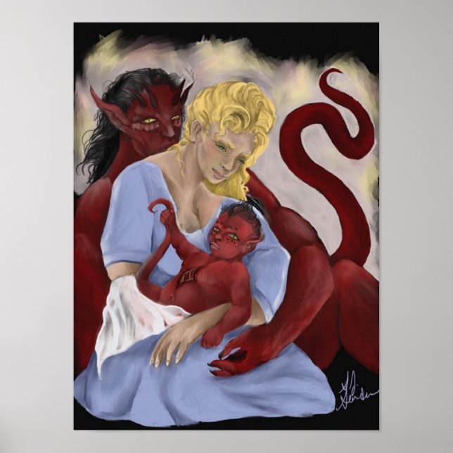 Lerix, Cara and Evol Poster (Front)