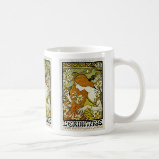 L'Ermitage Art Nouveau Floral Coffee Mug
