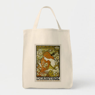 L'Ermitage Art Nouveau Floral Tote Bag