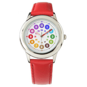 Lernuhr als Kinderarmbanduhr Schulanfangsgeschenk Watch