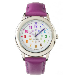  Lernuhr Kinderuhr Schulanfangsgeschenk Armbanduhr Watch