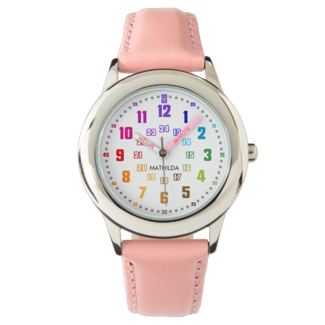  Lernuhr Kinderuhr Schulanfangsgeschenk Watch (Front)