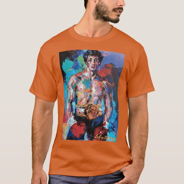Leroy Neiman Rocky retro T-Shirt (Front)