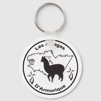 Les Alpagas D'Armorique Key Ring