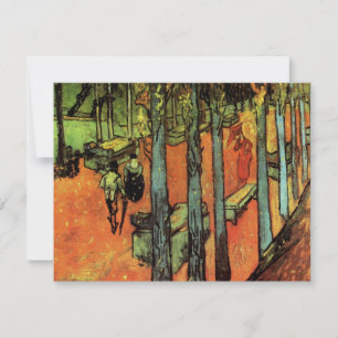 Les Alyscamps, Autumn Leaves by Vincent van Gogh