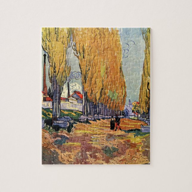 Les Alyscamps (Cemetery) by Vincent van Gogh Jigsaw Puzzle (Vertical)