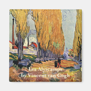 Les Alyscamps (Cemetery) by Vincent van Gogh Magnet