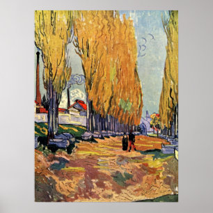 Les Alyscamps (Cemetery) by Vincent van Gogh Poster