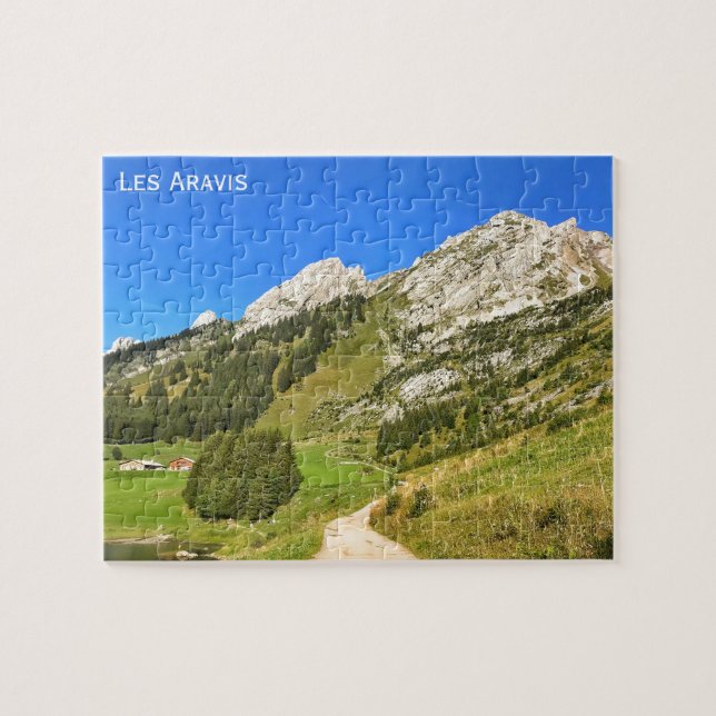 Les Aravis, French Alps Jigsaw Puzzle (Horizontal)