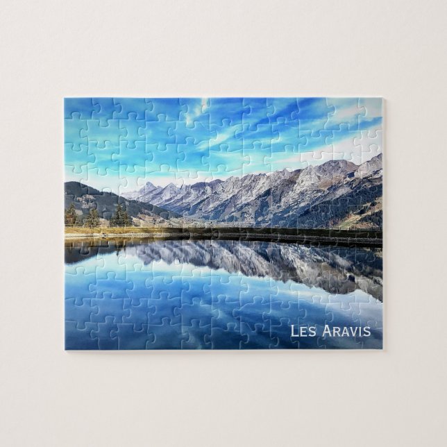 Les Aravis, French Alps Jigsaw Puzzle (Horizontal)