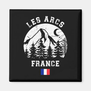 Les Arcs France Alps Ski Resort Alpine Skiing Fren Magnet