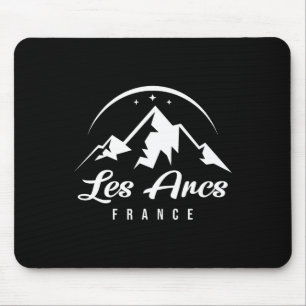 Les Arcs France Ski Resort Skiing Snowboarding Sou Mouse Pad