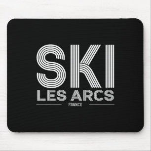 Les Arcs Ski Resort France Alps French Skiing Souv Mouse Pad