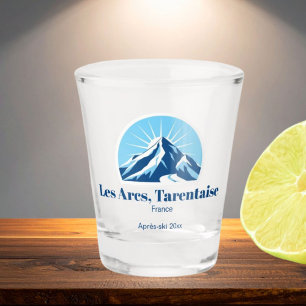 Les Arcs Tarentaise France ski vacation resort Shot Glass