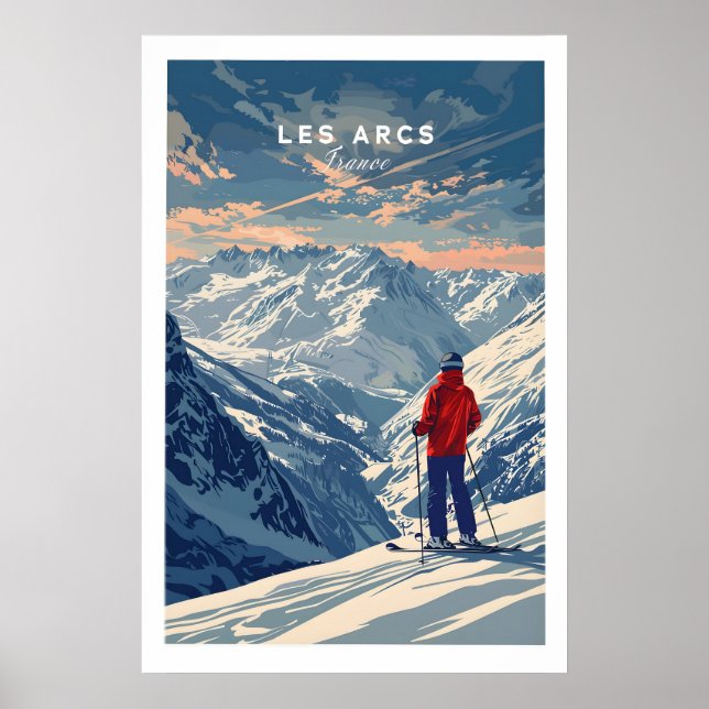 Les Arcs Travel Poster - France 1 (Front)