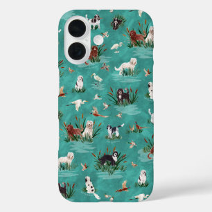 LES BARBETS Aqua iPhone 16 Case