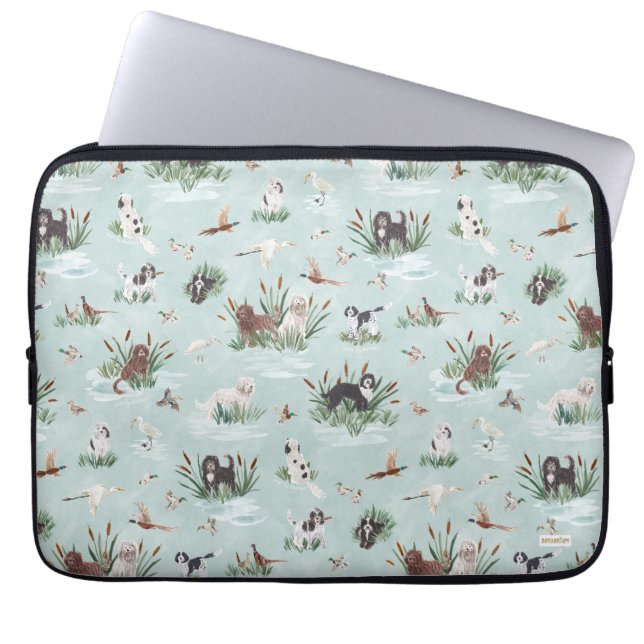 LES BARBETS LAPTOP SLEEVE (Front)
