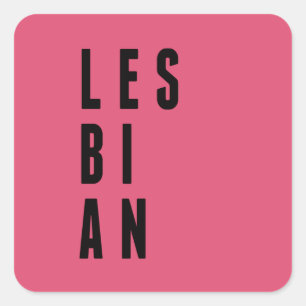 LES-BI-AN T-Shirt Square Sticker