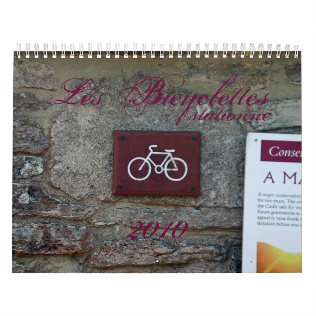 Les Bicyclettes 2010 calendar (Cover)