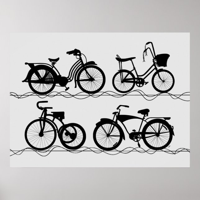 Les Bicyclettes Poster (Front)