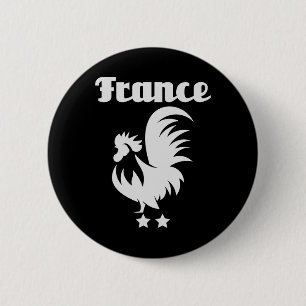 Les Bleus 2025 French Soccer France Vintage Retro 6 Cm Round Badge