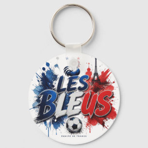 Les Bleus - French national team nickname Key Ring