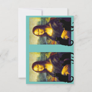 Les Chat Noir and Mama Lisa, Thank You Card