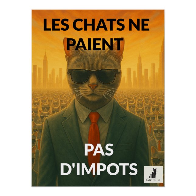 Les Chats Ne Paient Pas d'Impôts  Poster (Front)