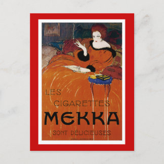 Les Cigarettes Mekka Postcard