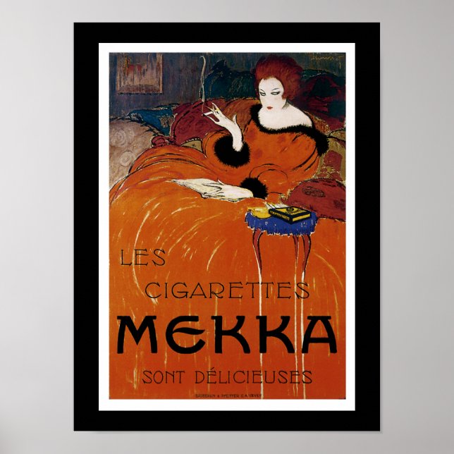 Les Cigarettes Mekka Poster (Front)