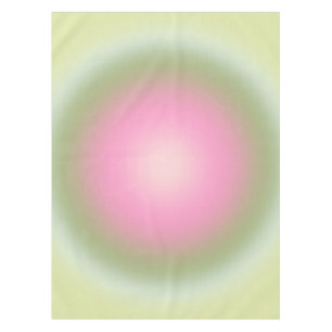 Les Couleurs 07 Gradient Pink And Green Aura Tablecloth