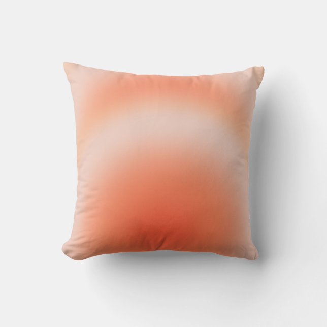 Les Couleurs 09 Orange Gradient Aura Cushion (Front)