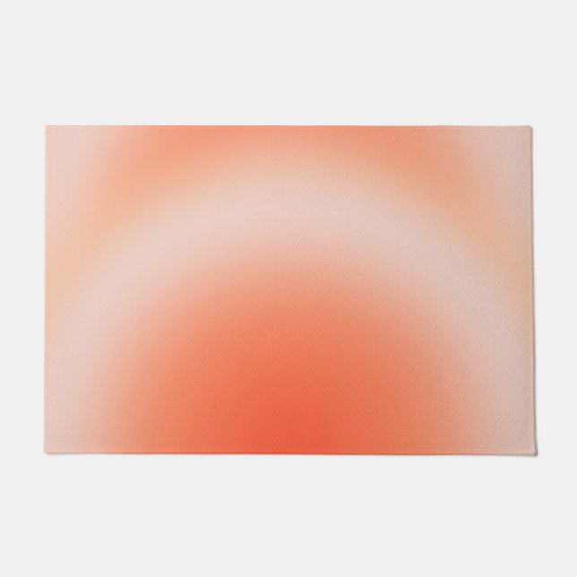 Les Couleurs 09 Orange Gradient Aura Doormat (Front)