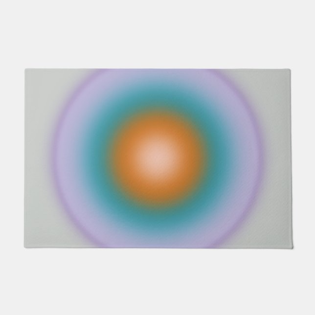 Les Couleurs 10 Bright Colourful Gradient Aura Doormat (Front)