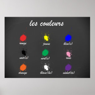 Les Couleurs (The Colours) Poster