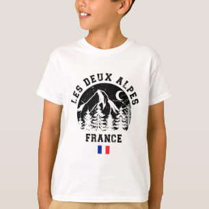 Les Deux Alpes France Alps Ski Resort Alpine Skiin T-Shirt