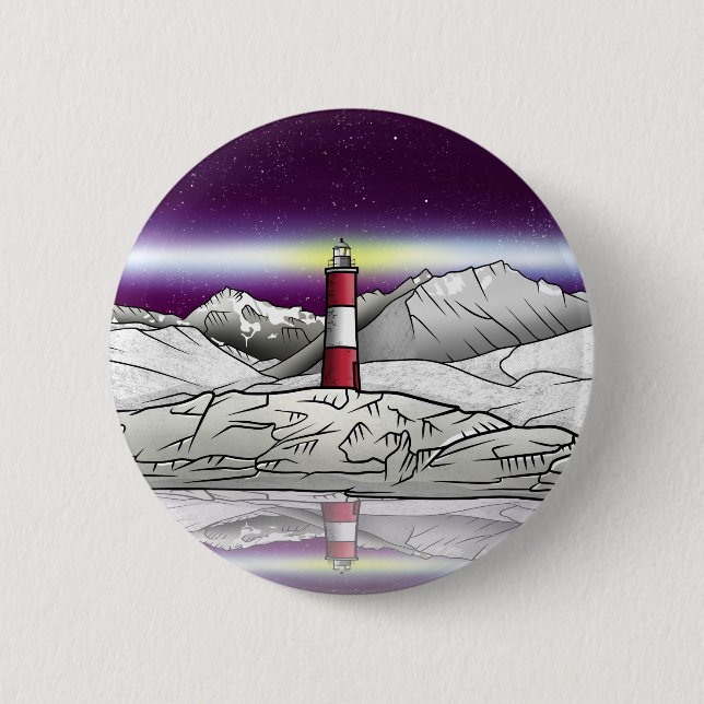 Les Eclaireurs Lighthouse Argentina 6 Cm Round Badge (Front)