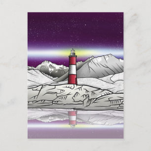 Les Eclaireurs Lighthouse Argentina Postcard