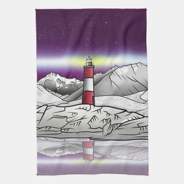 Les Eclaireurs Lighthouse Argentina Tea Towel (Vertical)