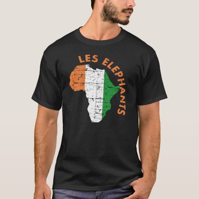 Les Elephants of CIV T-Shirt (Front)