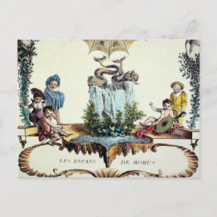 Les Enfans ~ Postcard French Vintage