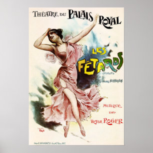 LES FETARDS Opera Theatre Du Palais Royal French Poster
