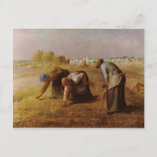 Les Glaneuses 1857 by Jean-Francois Millet Postcard