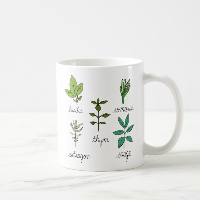 Les herbes coffee mug (Right)
