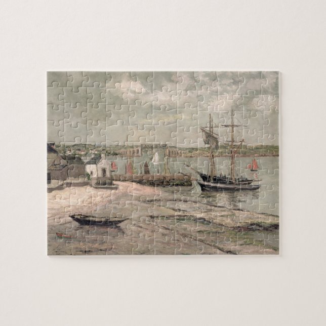 Les Huitrieres, La Trinite-Sur-Mer, Morbihan, 1912 Jigsaw Puzzle (Horizontal)