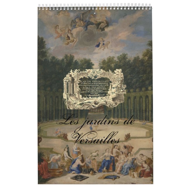 Les jardins de Versailles - Gardens of Versailles Calendar (Cover)